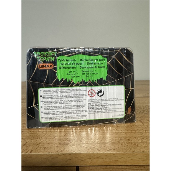 2011 Lemax Spooky Town Witch In Graveyard Countdown To Halloween + Box 13893 - Picture 4 of 4